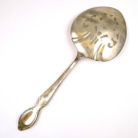 Wm. Rogers Tomato Server Congratulations Bowl INS436 Handle Intl Silverplate - Picture 4 of 5